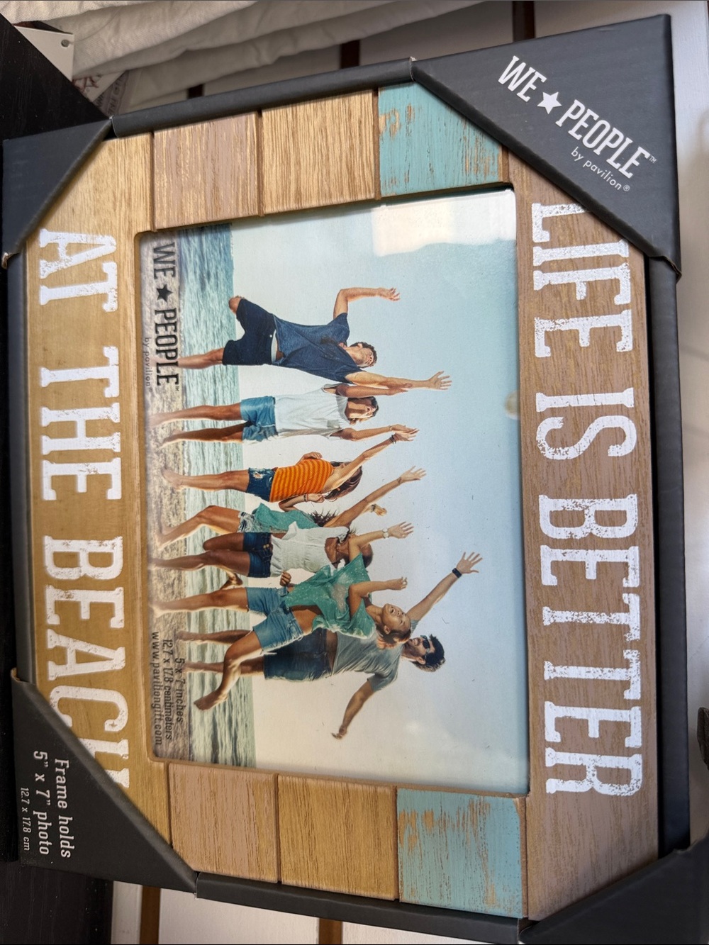 Primitives by Kathy Coastal 'Life Is Better' Wood Picture Frame - Blue, Tan
